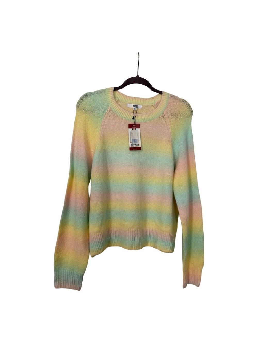 BB Dakota Steve Madden Yellow Ombré Multicolor Sweater Women’s Size XL NEW